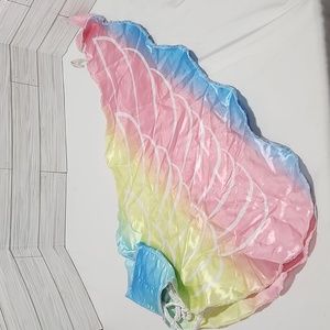 Rainbow Wings with Wristlets for a Costume One Size Fits All